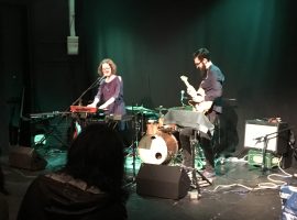 Dorothy Bird performing in front of audience