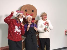 Salford celebrates Christmas Jumper Day