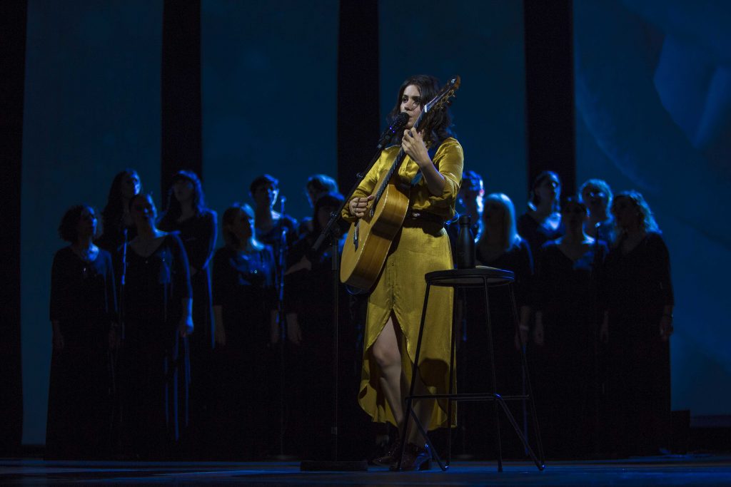 Katie Melua performs at The Lowry Salford Manchester Winter Tour 2018