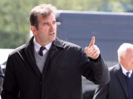 Manchester City CEO Ferran Soriano before the Premier League match at the Riverside Stadium, Middlesbrough.