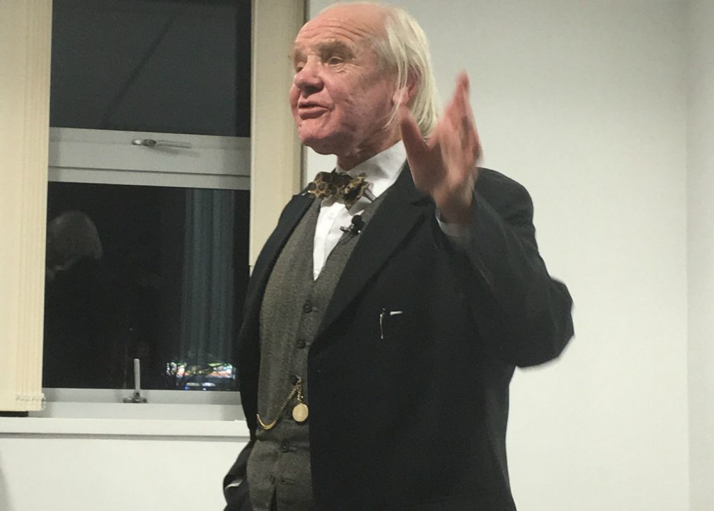 Dr Allan Chapman gives a lecture on the power of astronomy at Swinton Gateway