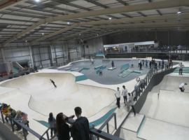 Watch: Olympic Snowboarder hosts event at Salford’s new action sports centre Graystone