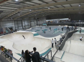 Watch: Olympic Snowboarder hosts event at Salford's new action sports centre Graystone