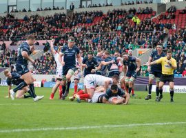 Josh Beaumont try
Credit: Sale Sharks