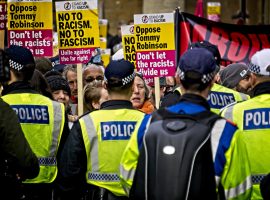 Say No to Tommy Robinson march and rally in London on Sunday 9th December 2018. Photo: Garry Knight