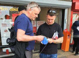 Tommy Robinson brings Euro campaign to Salford