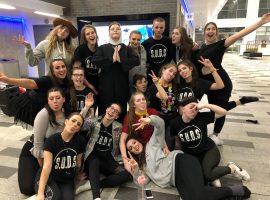 Salford University Dance Society take part in 12 hour Danceathon