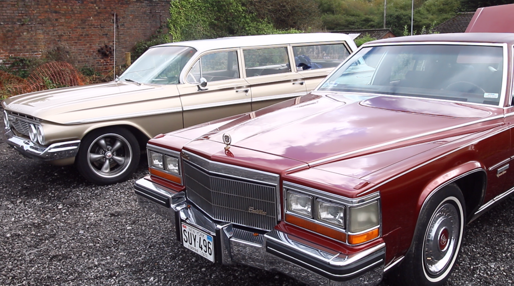 Vintage cars at the Veteran's Garage