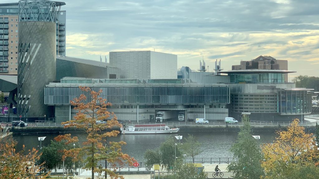 Image: Photograph of The Lowry, Salford Quays