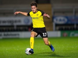 Burton Albion's Oliver Sarkic during the Carabao Cup, Third Round match at the Pirelli Stadium, Burton.