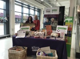 Left, Co-founder of Home Instead Salford, Susan Robinson and right, Asda's Community Champion, Jennie Rigby. Copyright: Jessica Stone