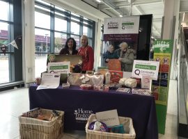 Left, Co-founder of Home Instead Salford, Susan Robinson and right, Asda's Community Champion, Jennie Rigby. Copyright: Jessica Stone