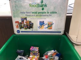 Credit: Joachim Remvik 
A Salford foodbank collection point
