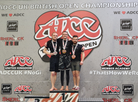 Featured Image: Eoin Togher (right) takes bronze at the ADCC UK. Photo Credit: Henry Martindale