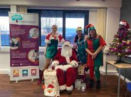 Taken at Salford Sports Village for Inspiring Communities Together Christmas Singalong. Image credit: Andra Brasovanu