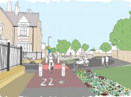 Illustration of Hulton Streetin Salford. Image Credits: Salford City Council