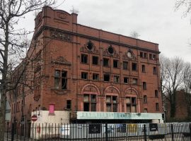 Image of the Eccles Crown Theatre: Image credit, Mair Llewellyn.