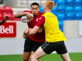 Ken Sio during pre-season training. Image credit: Emma Butler