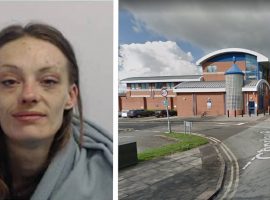 Lyndsey George. Image on the left supplied by GMP. Image on the right from Google street view.