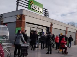 OUtside an Asda in Broughton. Image credit: Matthew Lanceley