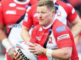 Picture by Chris Mangnall/SWpix.com - 08/02/2020 - Rugby League - Betfred Super League - Salford Red Devils v Toronto Wolfpack - AJ Bell Stadium, Salford, England -
Salford's   Luke Yates