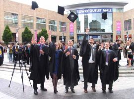 Salford University Graduation Day 2012 at The Lowry
cc-by-sa/2.0 - © Andrew Tatlow - geograph.org.uk/p/3315505