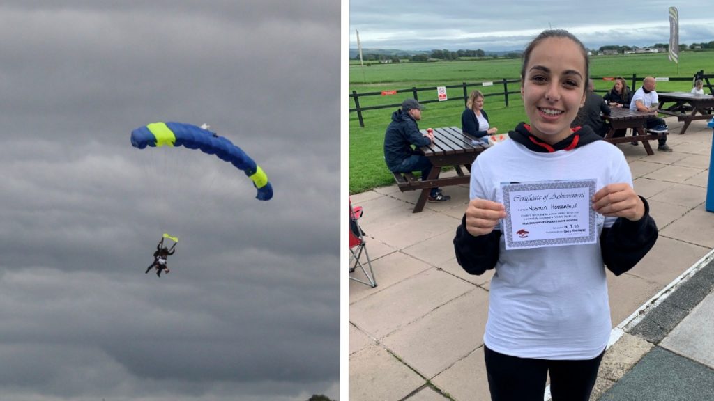 Broughton House skydive
