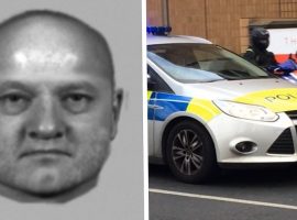 An e-fit of a suspect in a sexual assault in Walkden