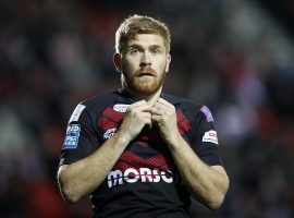 Salford Red Devils' Kris Welham in action against St Helens Saints, during the Betfred Super League match at Totally Wicked Stadium, St Helens.