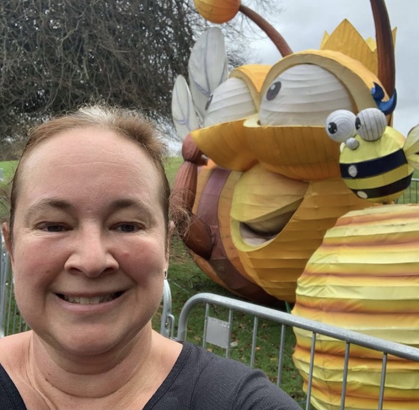 Helen Crossley training for her 5K skip, photo credit Helen Crossley, permission to use.