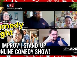 Virtual Christmas comedy night at the new Adelphi