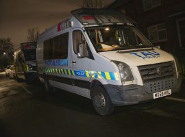 Arrests in Lower Kersal. Credit: Greater Manchester Police.