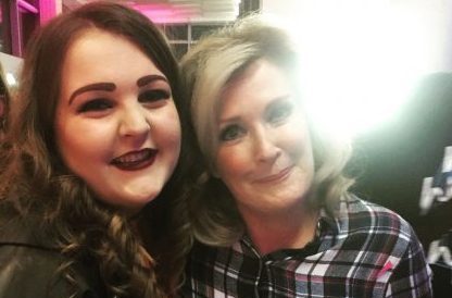 Former Salford student Zoe first met current contestant Beverley Callard back at the New Adelphi Theatre's launch event back in 2017. (Image credit: Zoe King).