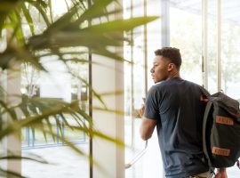 Image Credit: Pexels Free Image https://www.pexels.com/photo/man-looking-outside-window-carrying-black-and-brown-backpack-while-holding-his-hand-on-window-1251861/