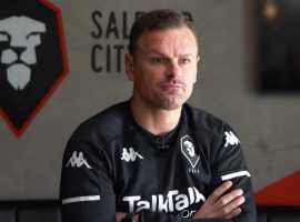 Salford City manager Richie Wellens - Source: https://www.youtube.com/watch?v=jOpoyggFg-Y&ab_channel=SalfordCityFC