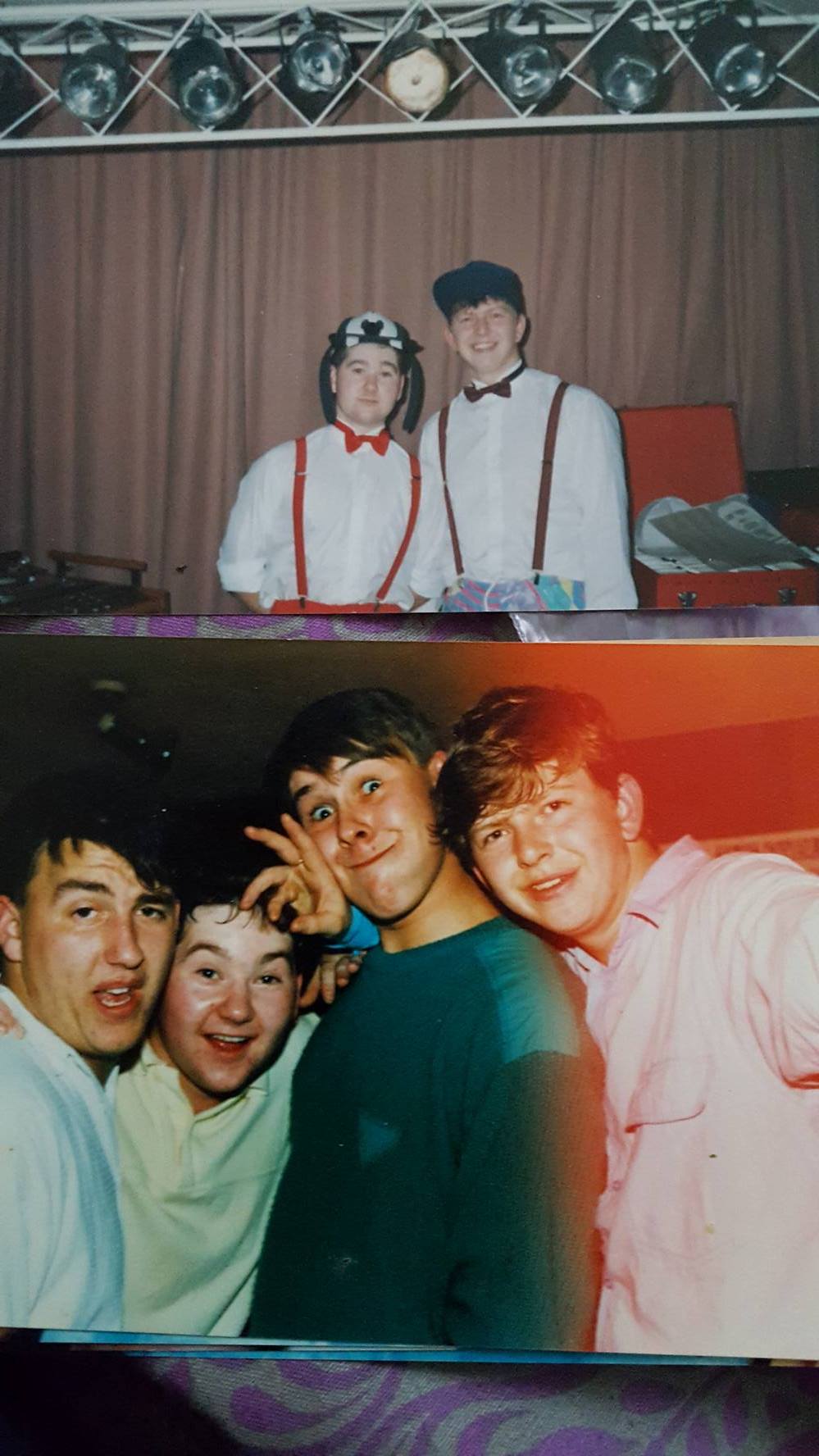 Darren Goulden performing as a teenager