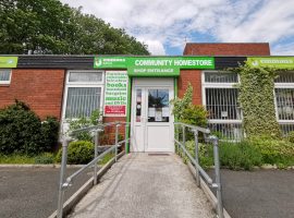 Entrance to the Emmaus Salford Community Homestore