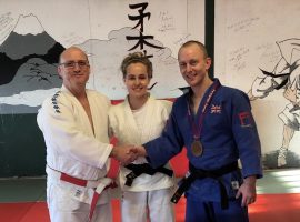 Ben (right) and Francesca (centre) at a coaching workshop ahead of setting up their club in the summer of 2019. (Image credit: Ben Quilter).