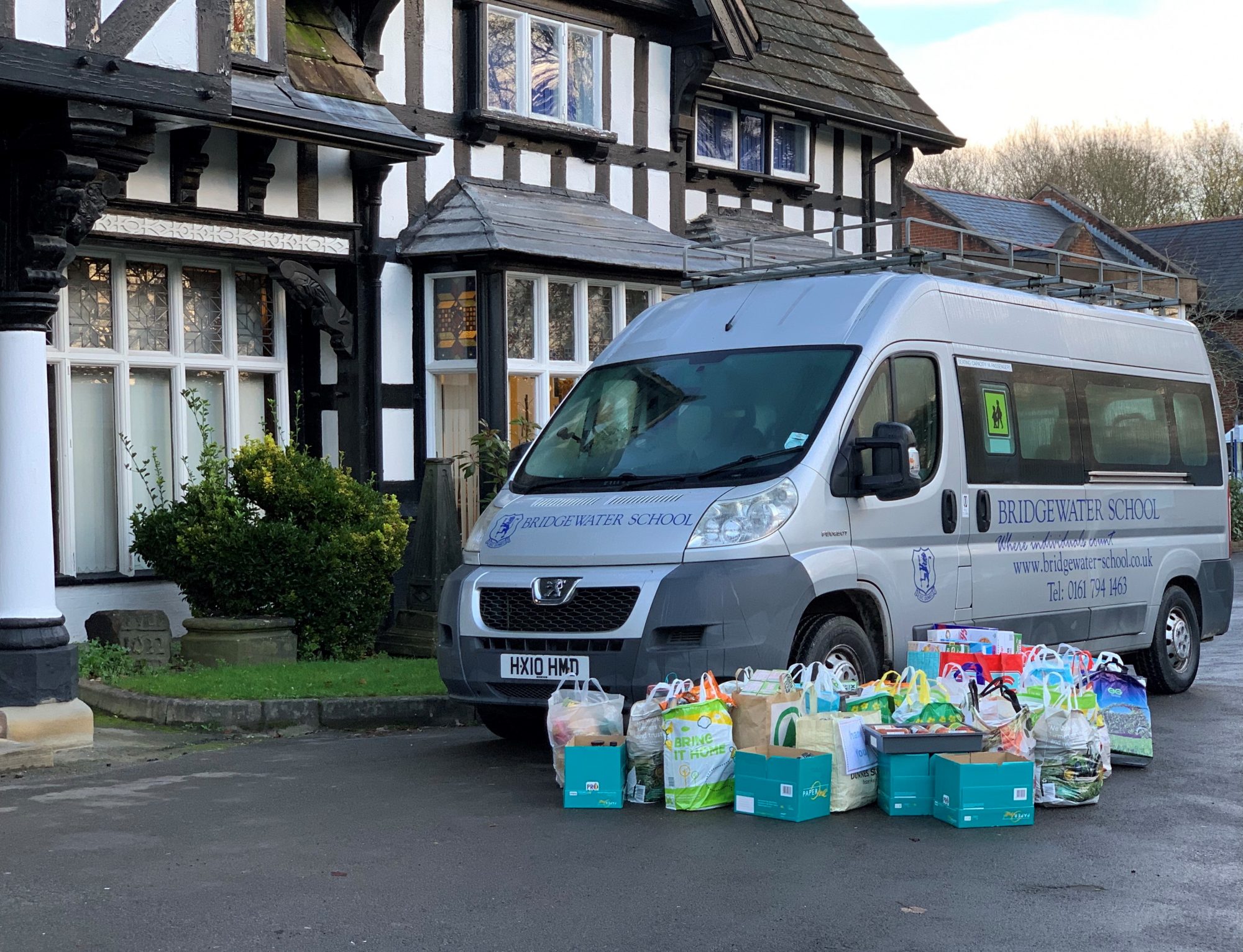 "Our office was completely filled" Bridgewater School collects