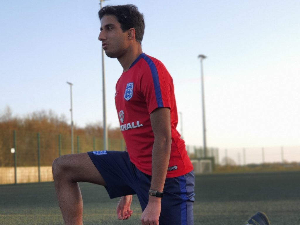 blind footballer azeem amir