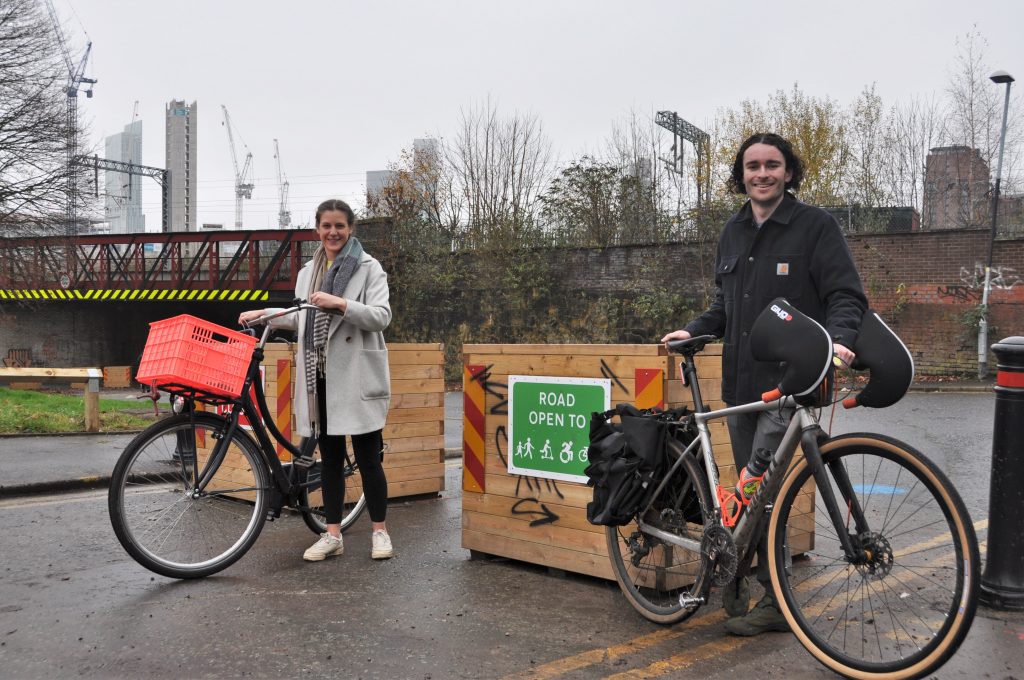 Harrie Larrington-Spence and Harry Gray from Walk Ride Greater Manchester