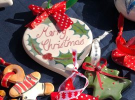 Homemade Christmas decorations. Photo credit: The Makers Market