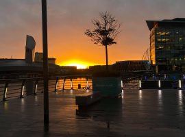 Empty Media City after Lockdown 3.0 is announced