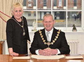 New Ceremonial Mayor sworn in. Image used from Salford Council press release. Safe for use.