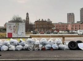 Salford City on Point collect litter around Salford and have the council dispose of it - image credits go to Zak Damelio