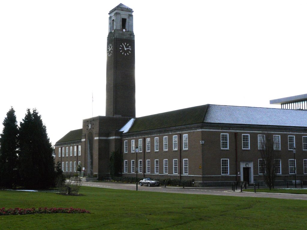 Salford's tallest building could be approved by planners at SAlford Council this week. Photo credit : D.A.Howcroft (https://en.wikipedia.org/wiki/Salford_Civic_Centre#/media/File:Swinton_Town_Hall.jpg) D.A.Howcroft, CC BY-SA 3.0 , via Wikimedia Commons