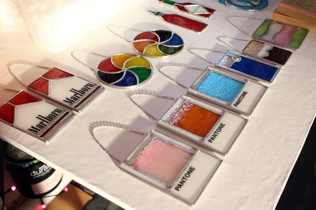 Islington Mill stained glass artist Tara Collette