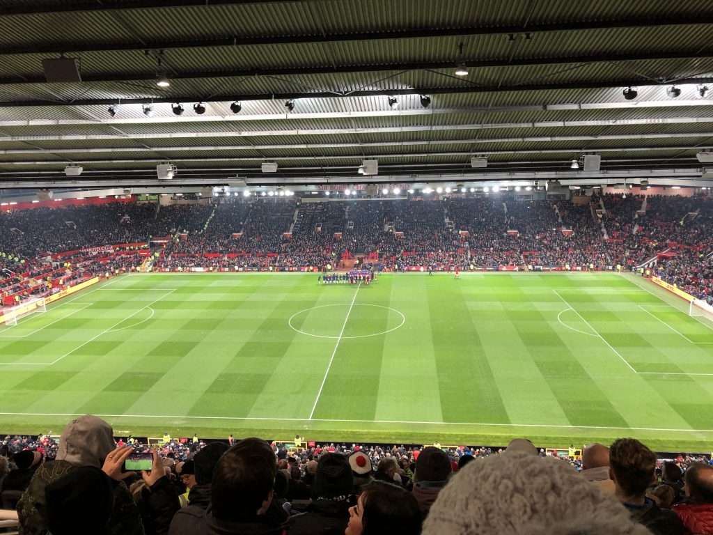 Football fans will be returning to Old Trafford tonight.