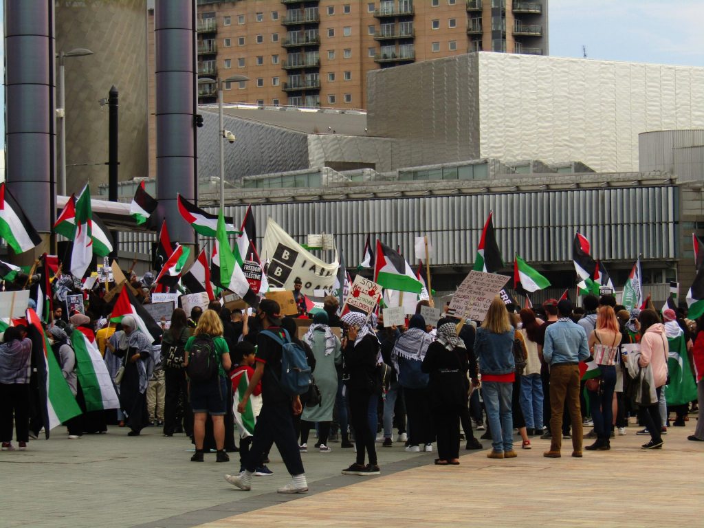 'Free Palestine' protesters