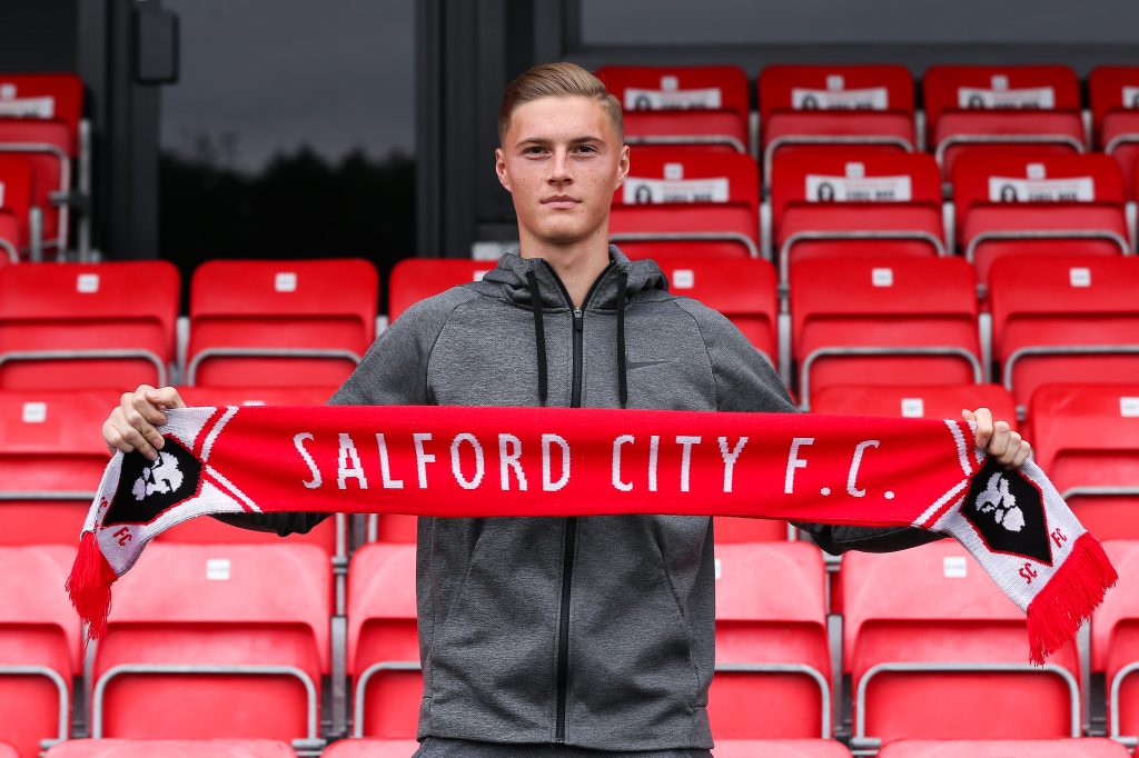 Zach Jeacock, photo credit: Salford City